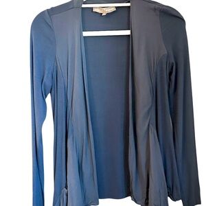 LOLA and SOPHIE Blue Open Front Cardigan, size XS